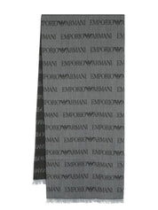 Emporio Armani Scarfs Grey