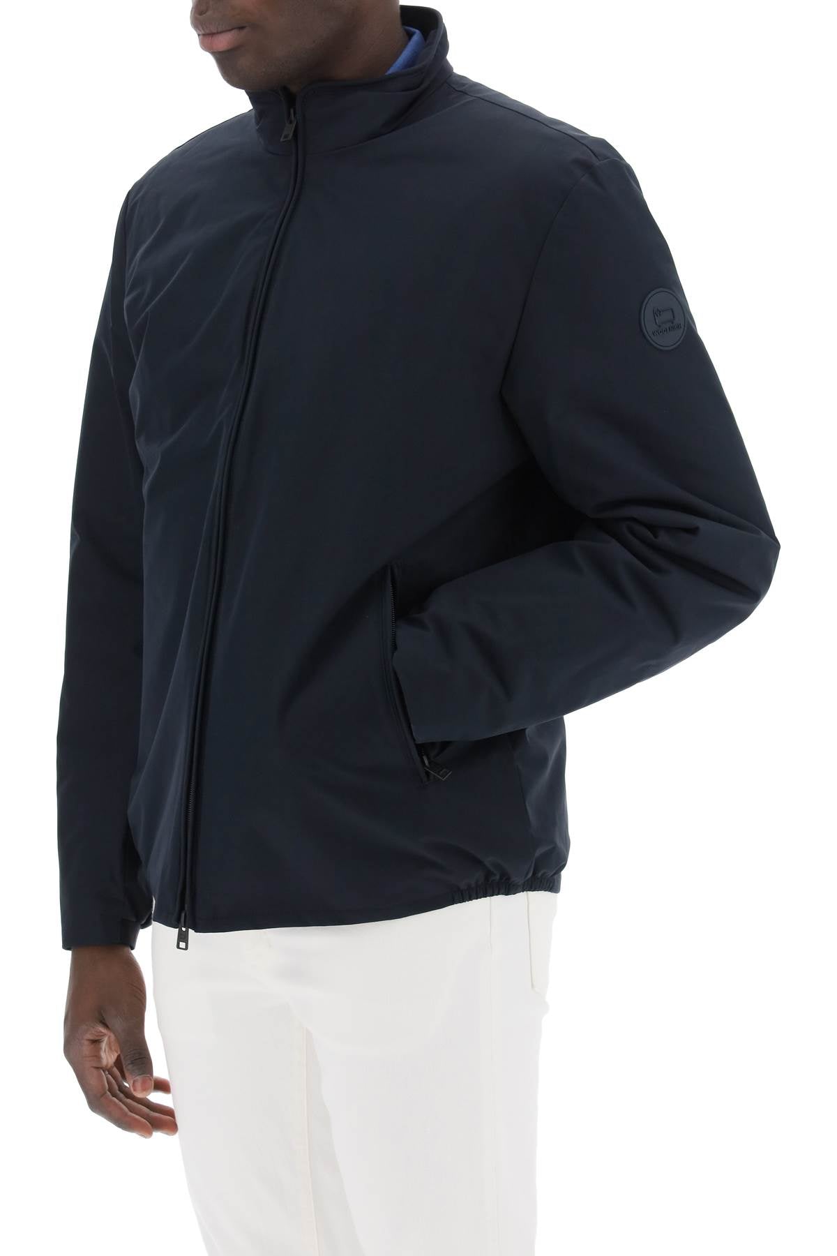 Woolrich Sailing Windbreaker Jacket   Blue