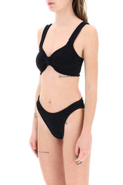 Hunza G. Bonnie Bikini Set   Black