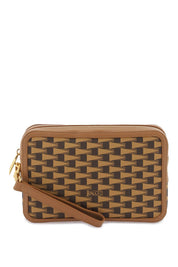 Bally Pennant Clutch   Brown