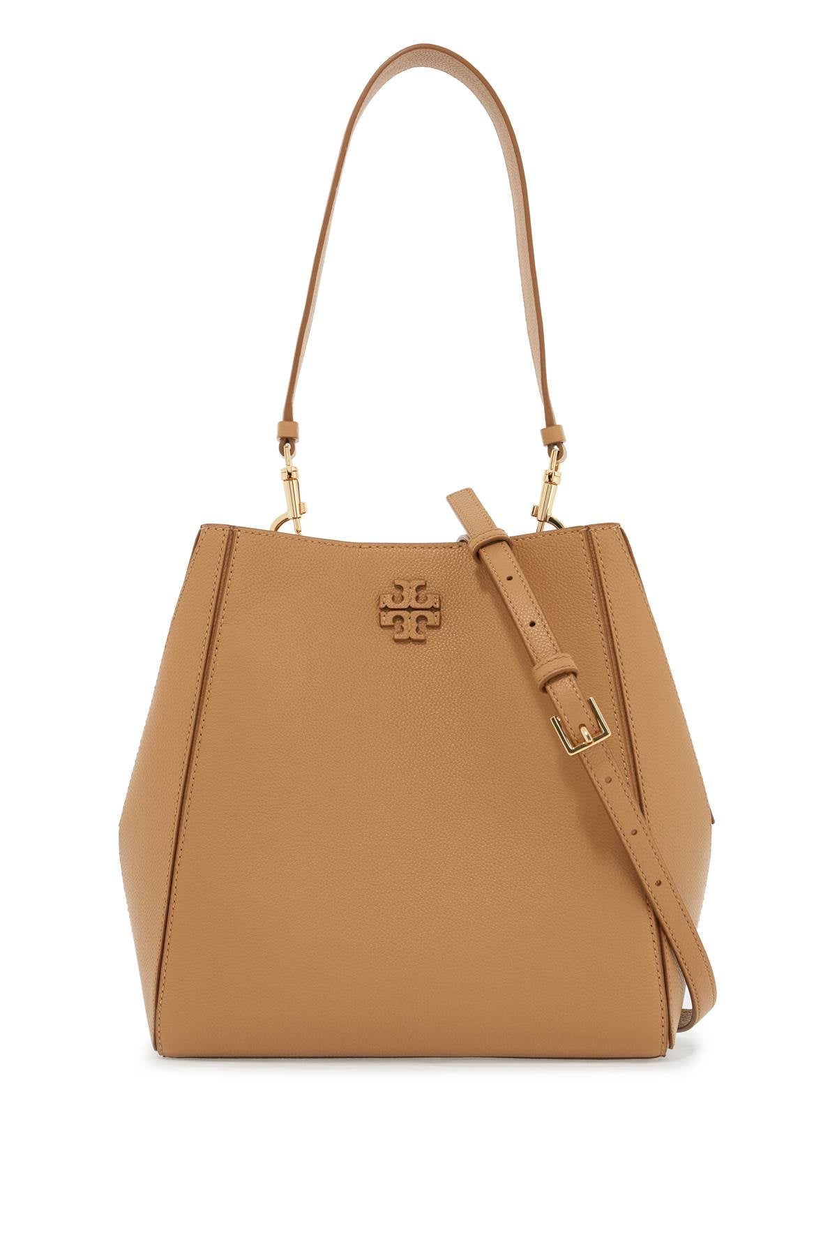 Tory Burch Mcgraw Bucket Bag   Brown