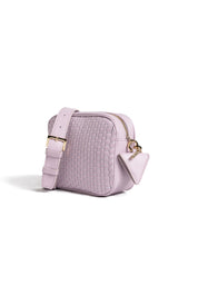 Parise Venice Weave Crossbody - White Gold