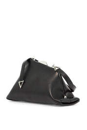 The Attico Replace With Double Quoteday Off Nappa Clutch   Black