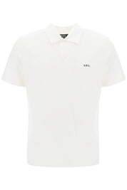 A.P.C. Austin Polo Shirt With Logo Embroidery   White