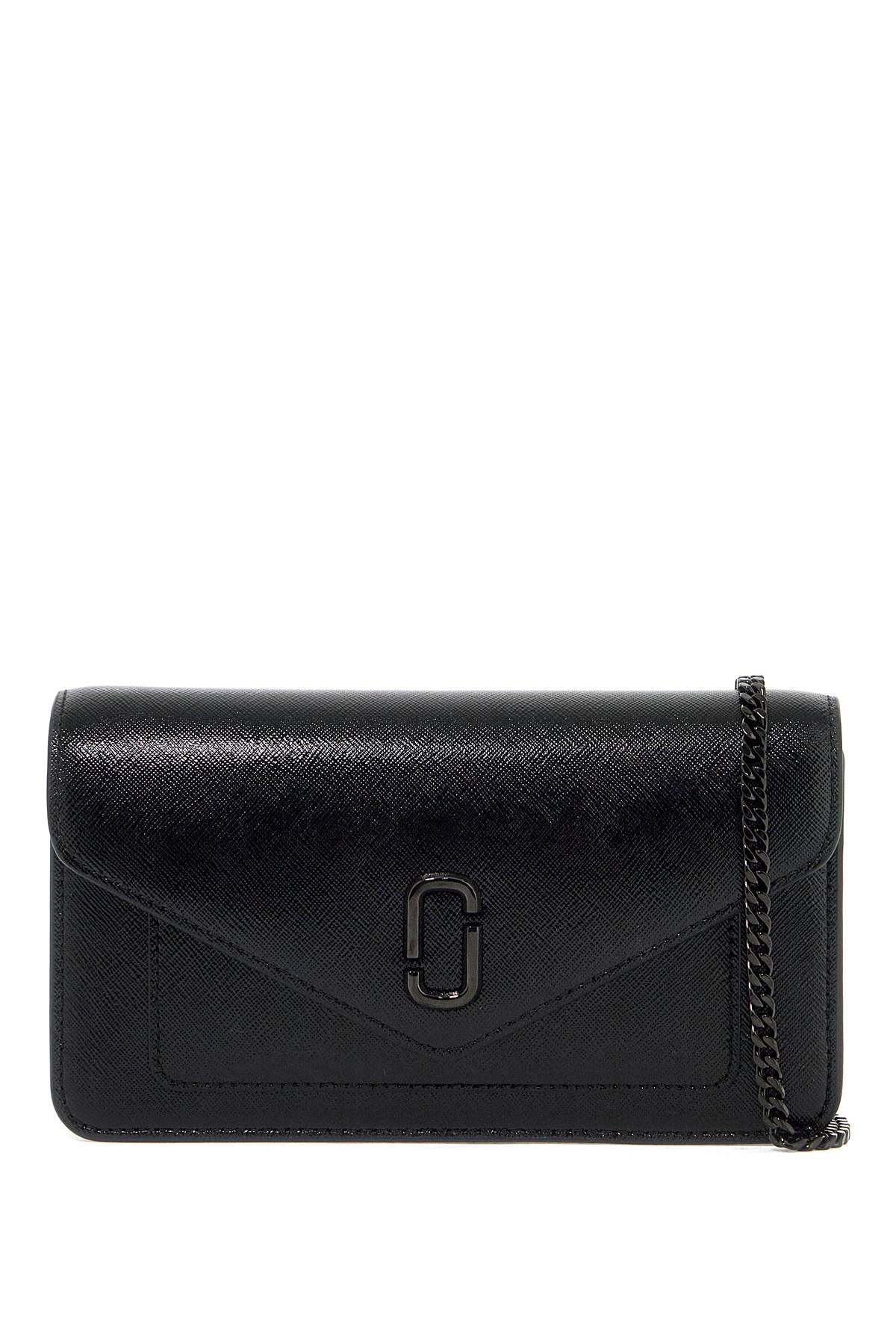 Marc Jacobs Mini Crossbody Chain Wallet Bag   Black