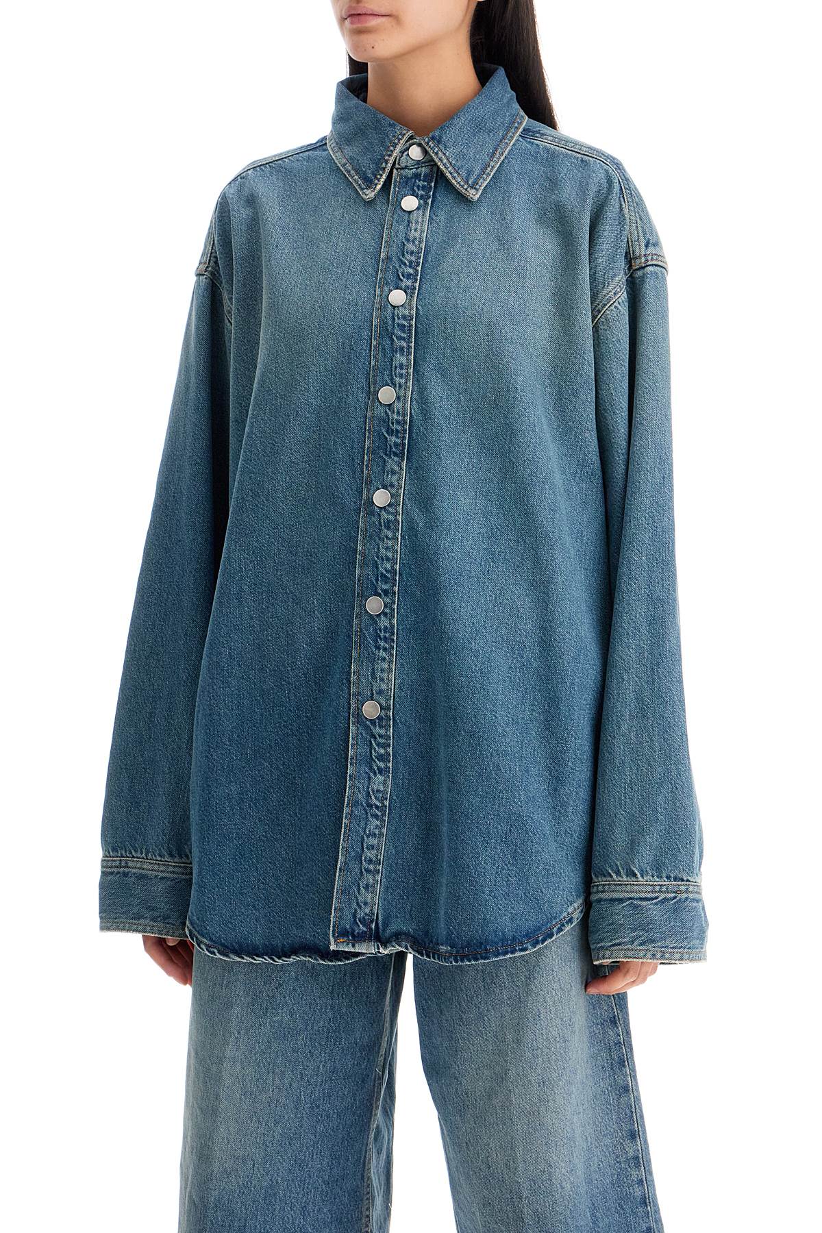 Haikure New Ofelia Oversized Shirt   Blue