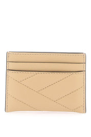 Tory Burch Kira Chevron Cardholder   Beige