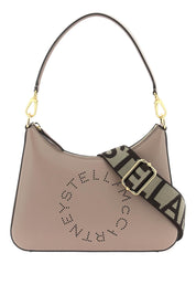 Stella Mc Cartney Small Logo Shoulder Bag   Neutral