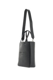 Jimmy Choo Smooth Leather Lenny N/S Tote Bag.   Black