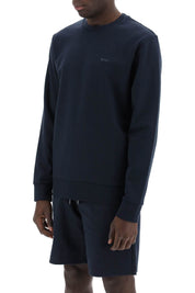 Boss French Terry Crewneck Sweatshirt   Blue