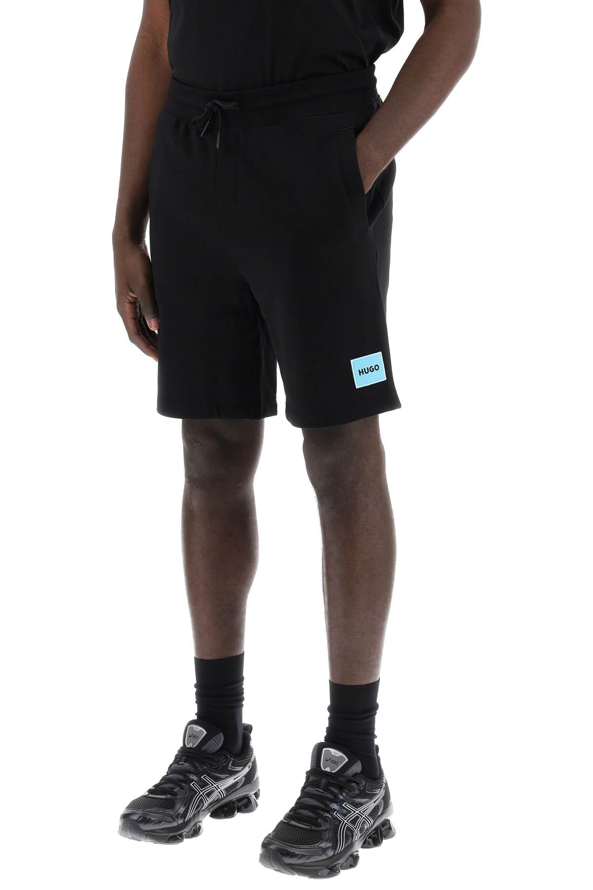 Hugo Diz Sweat Shorts   Black