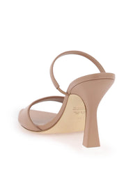 3 Juin Leda Leather Sandals For Women   Neutral