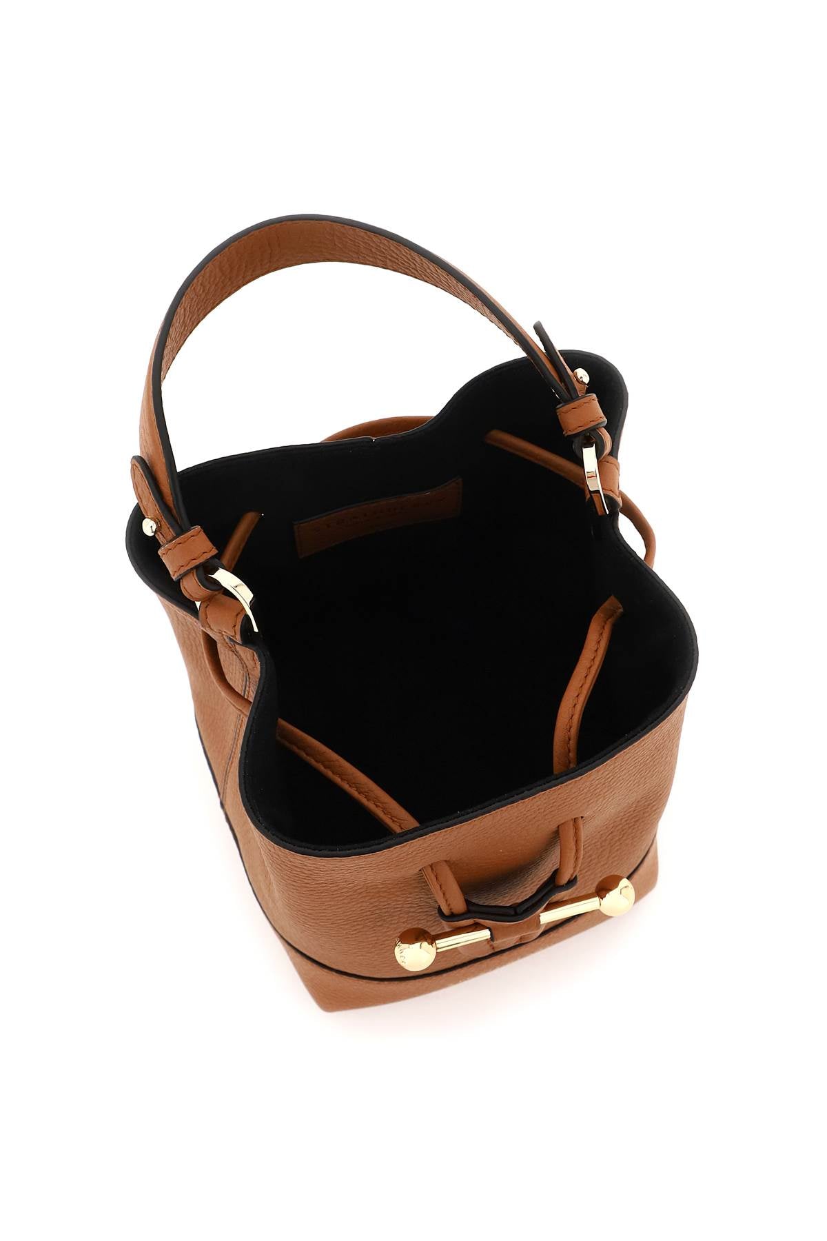 Strathberry Lana Osette Bucket Bag   Brown