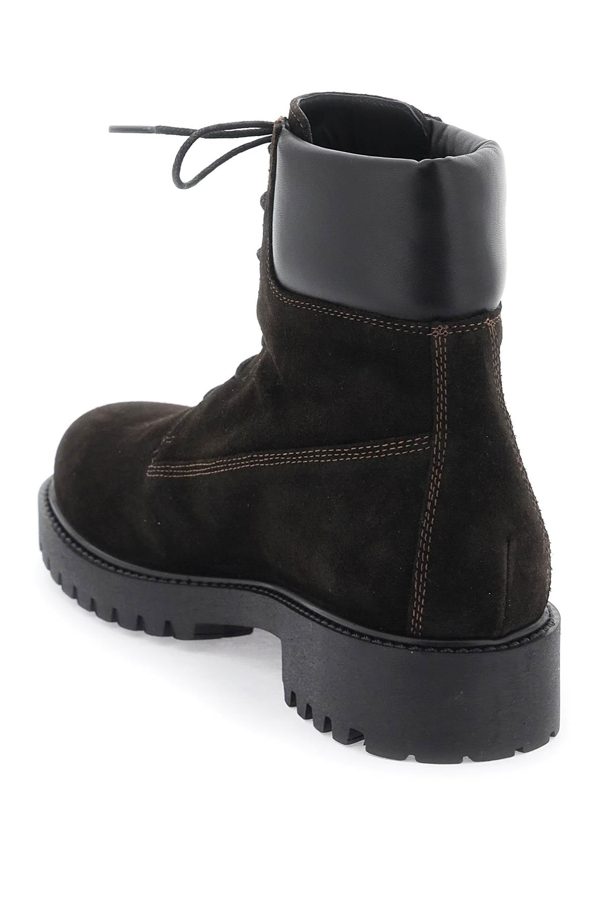 Toteme Husky Ankle Boots   Brown