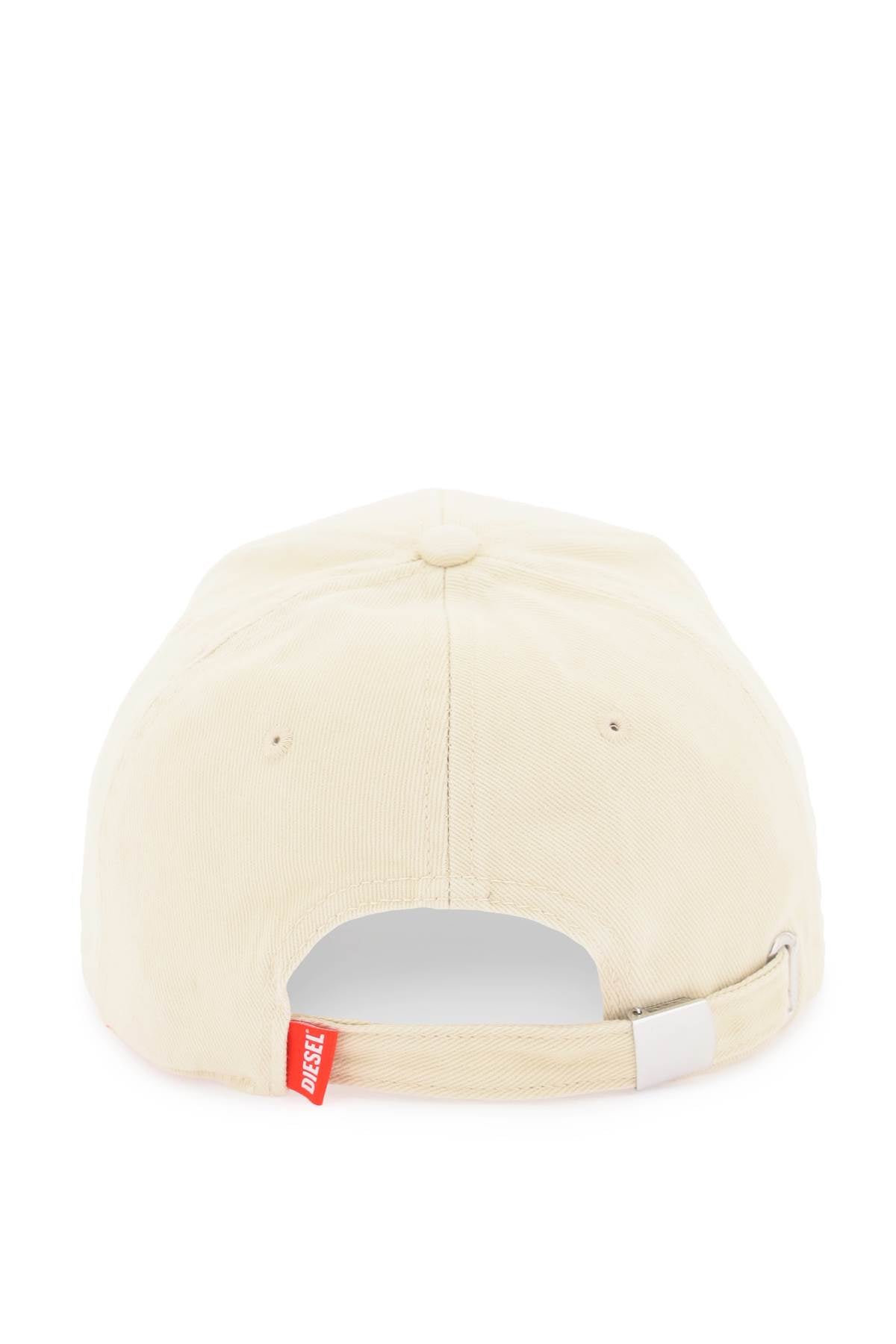 Diesel Corry Jacq Wash Baseball Cap   Beige