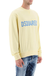 Dsquared2 Logo Print Sweatshirt   Yellow