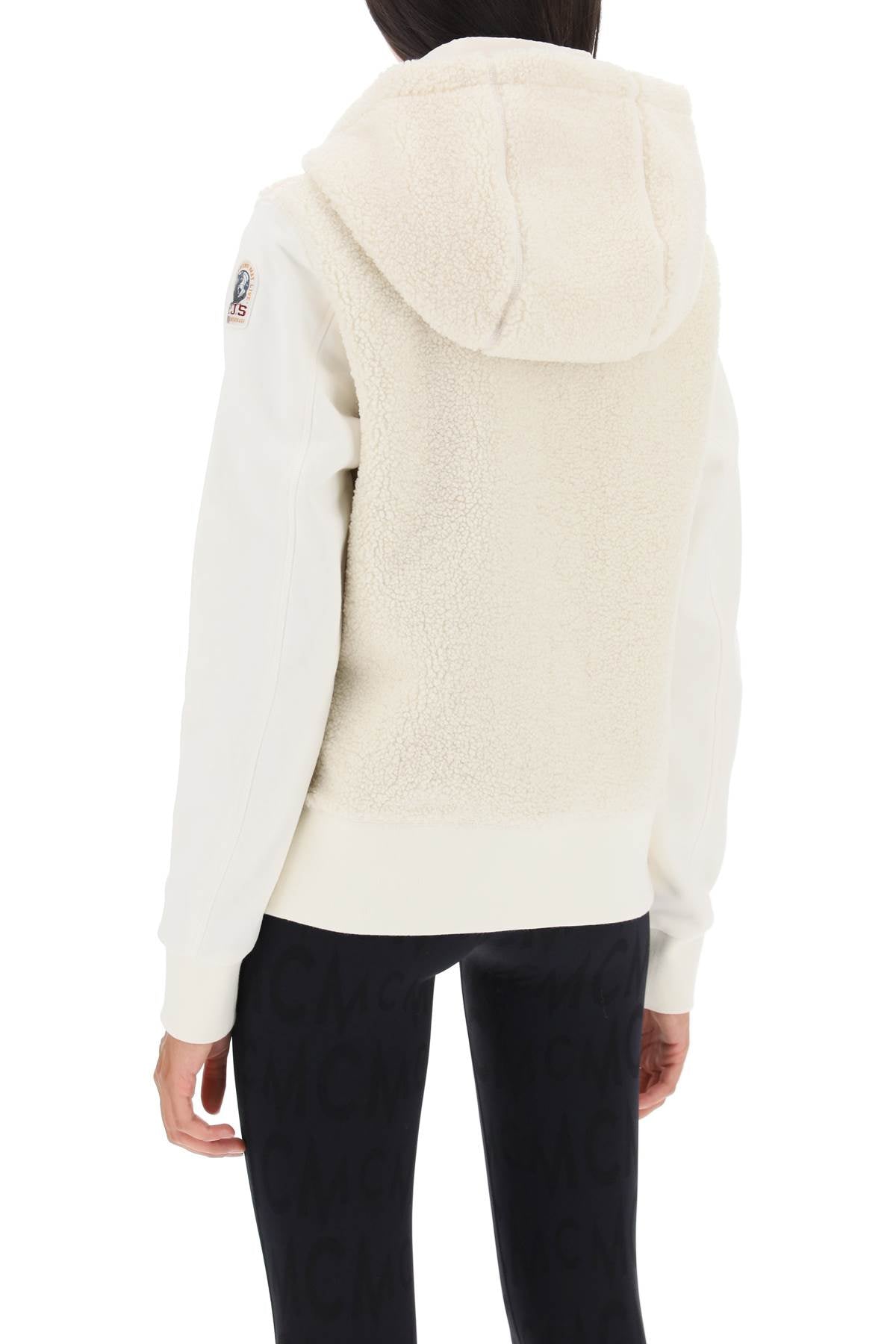 Parajumpers 'Moegi' Sherpa Fleece Jacket   White