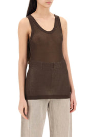 Lemaire Seamless Sleeveless Top   Brown