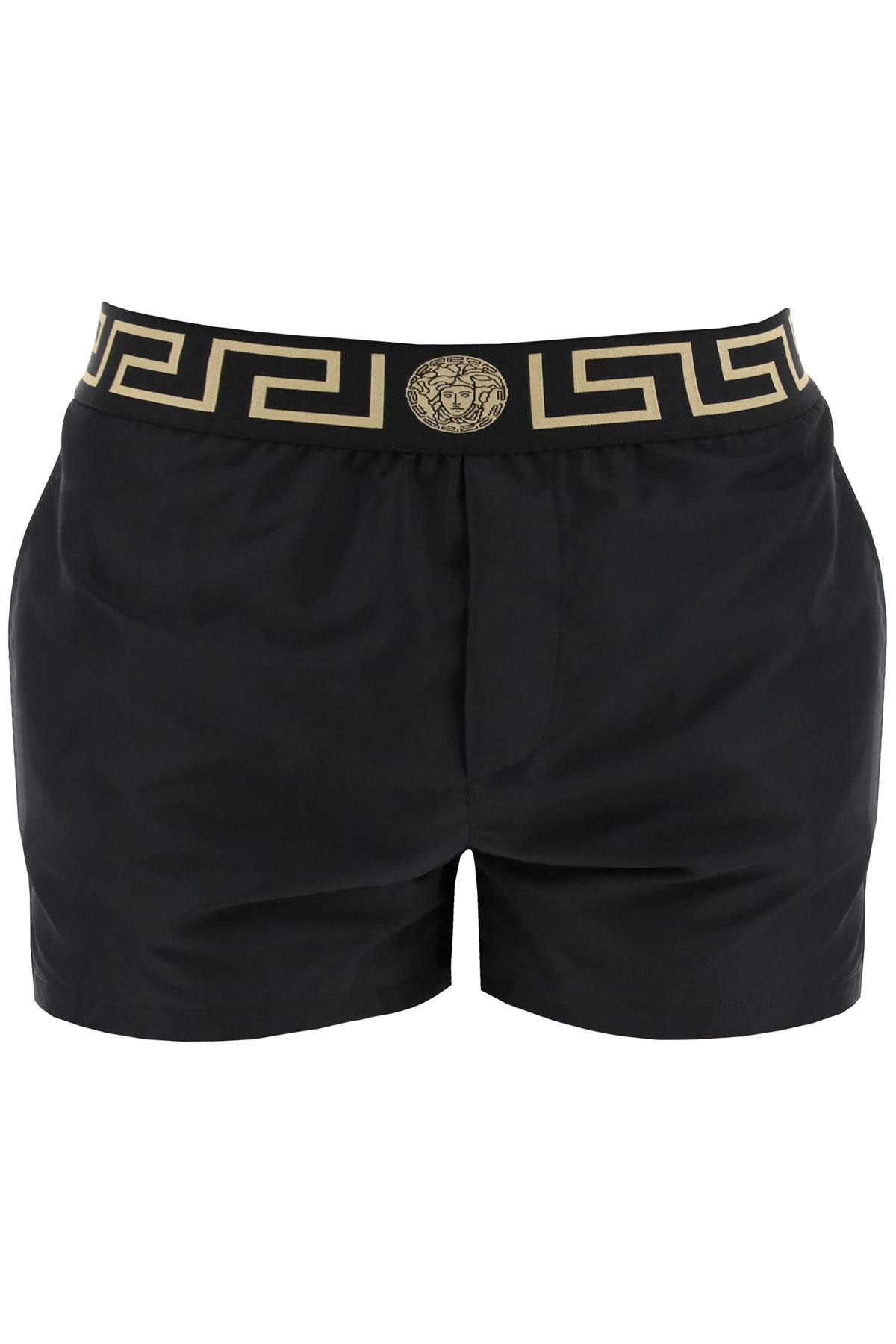 Versace Greek Sea Bermuda Shorts For   Black