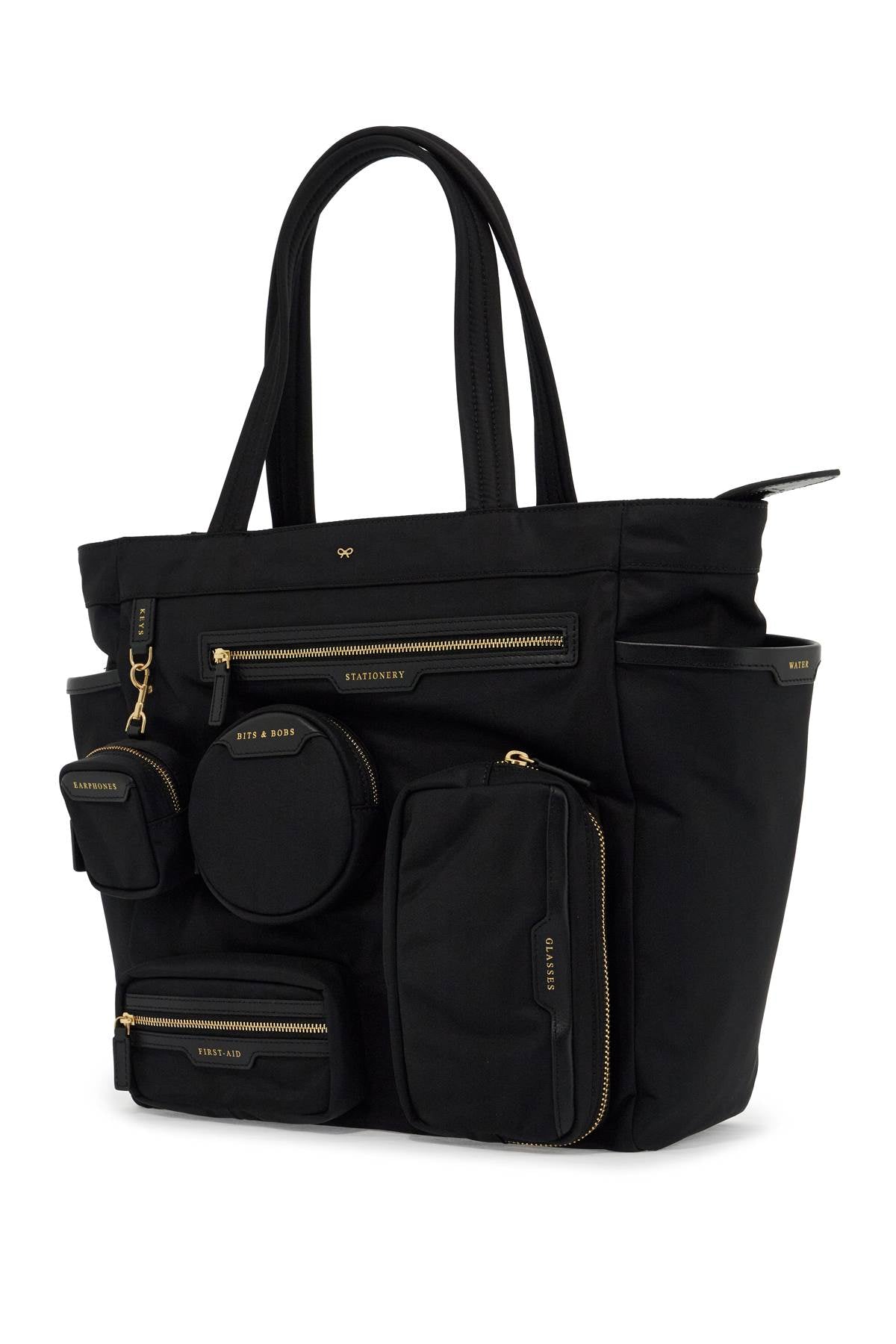 Anya Hindmarch Commuter Tote   Black