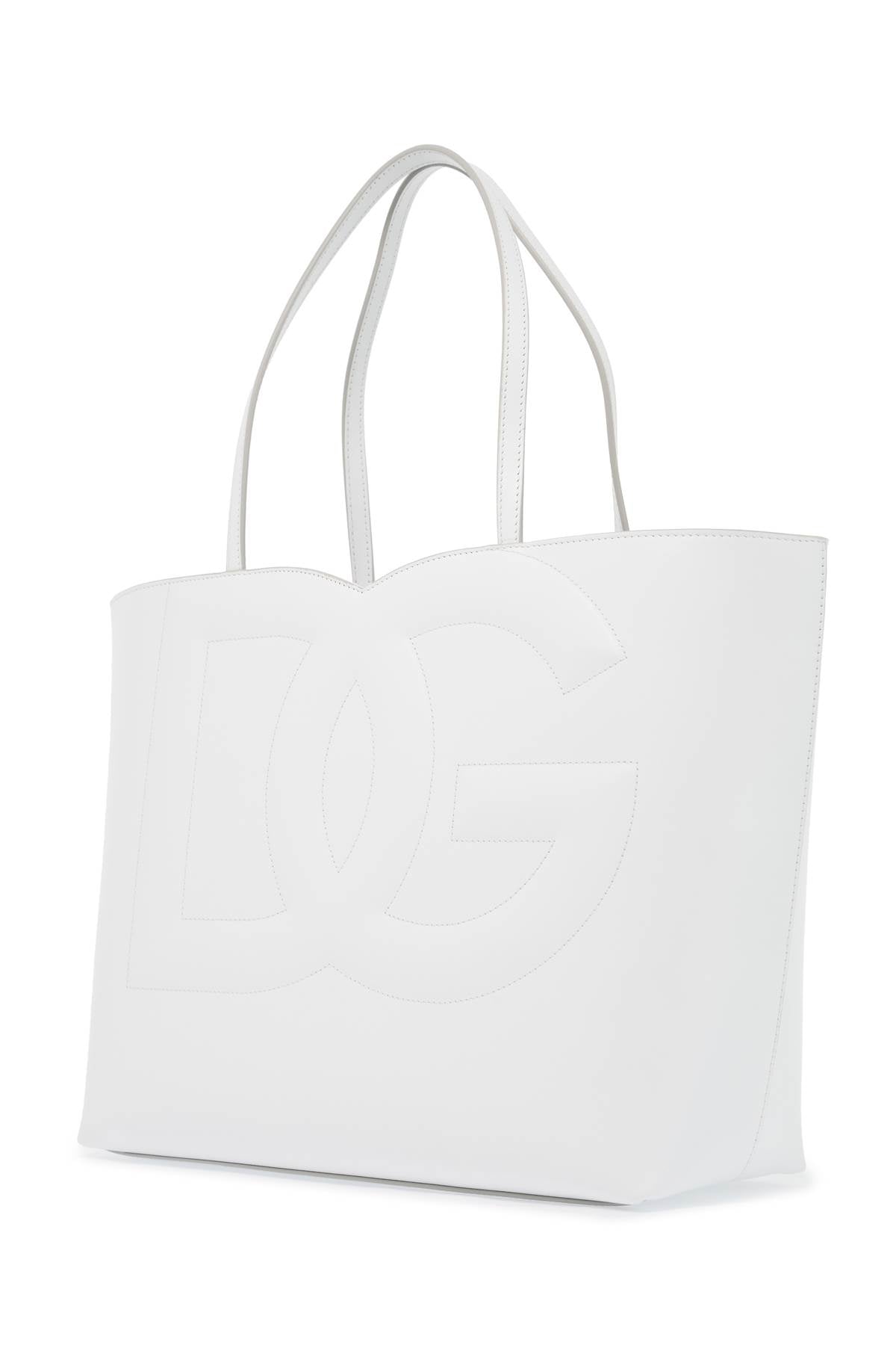 Dolce & Gabbana Dg Logo Tote Bag   White