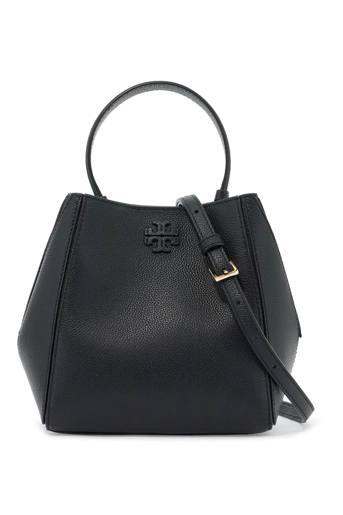 Tory Burch Mcgraw Bucket Bag   Black