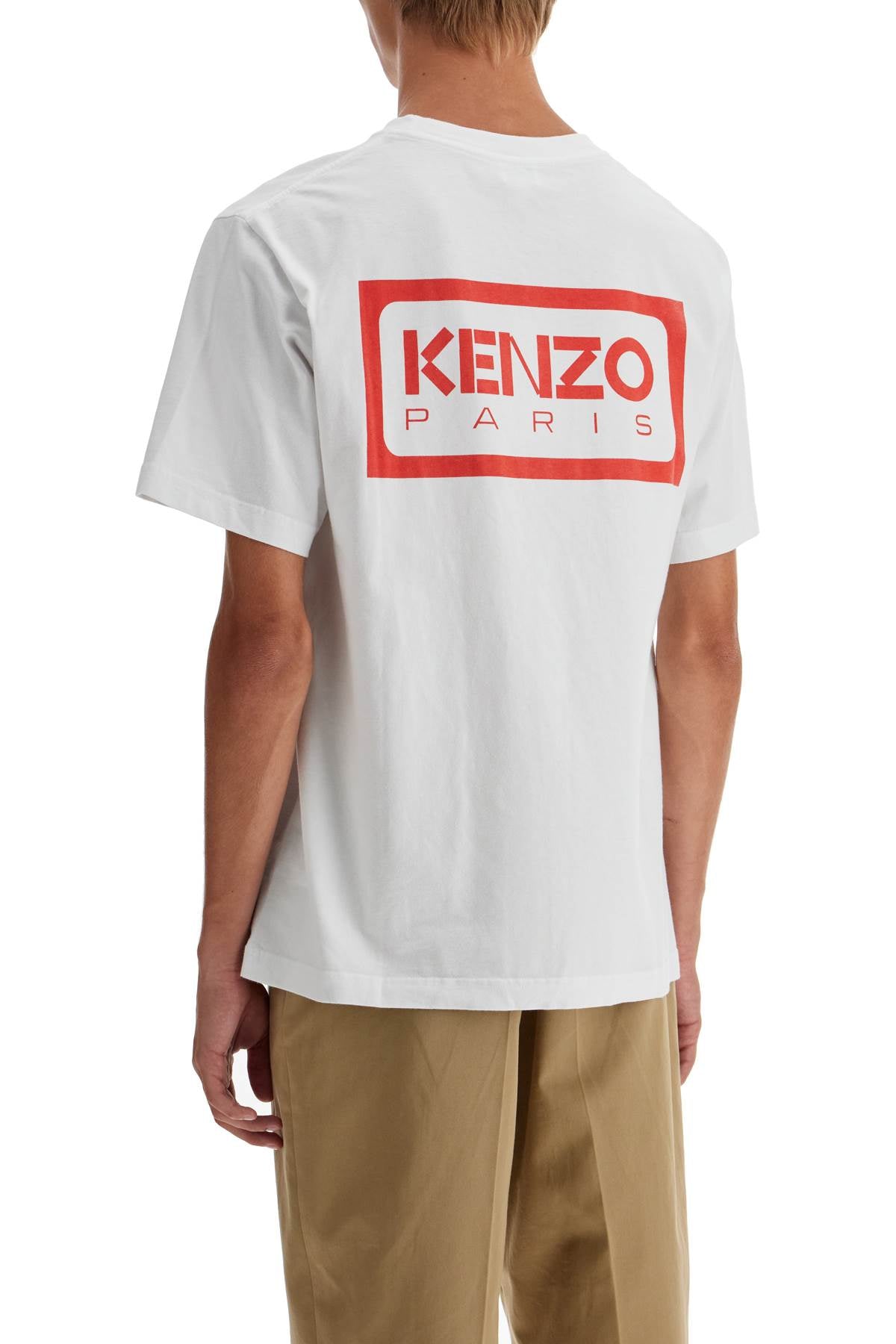 Kenzo Logo T Shirt With   White