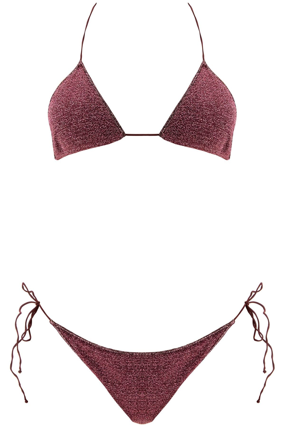 Oséree Lumière Triangle Bikini Set For   Purple