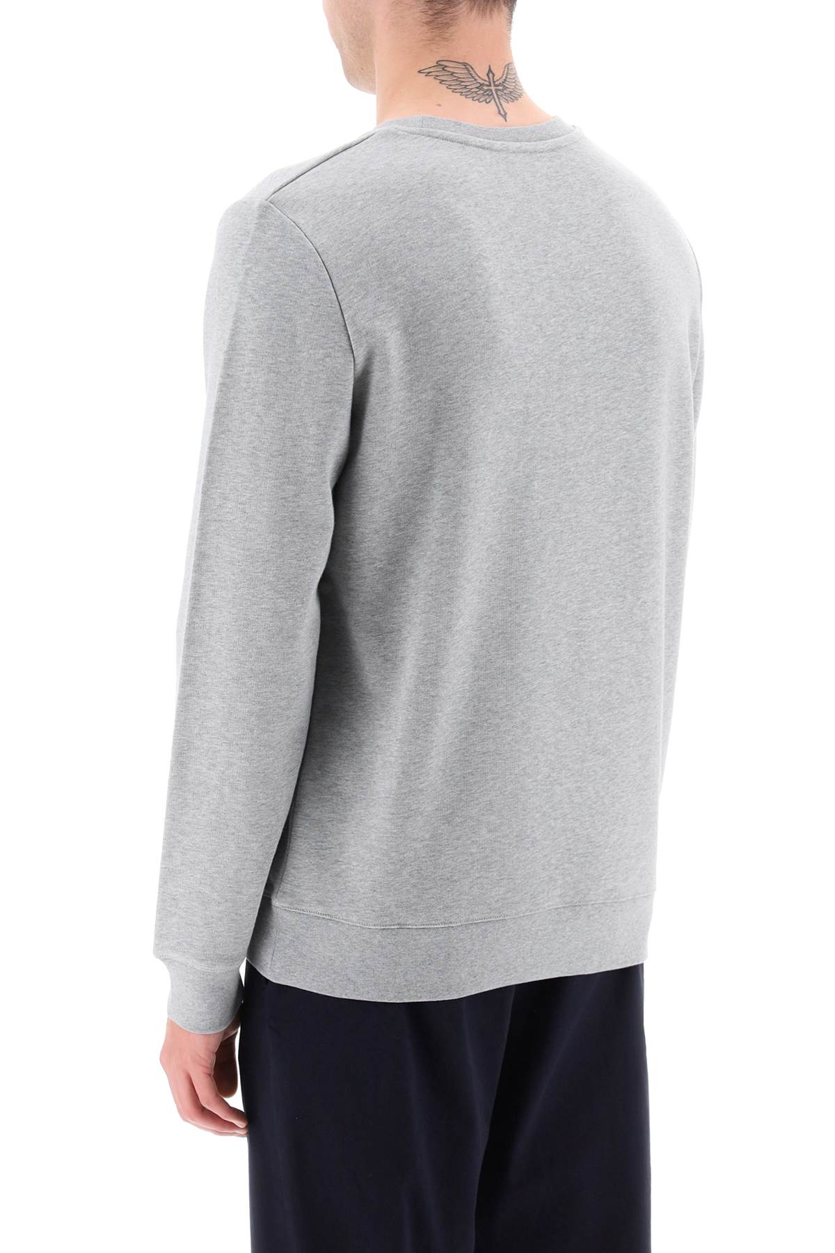 A.P.C. Flock V.P.C. Logo Sweatshirt   Grey