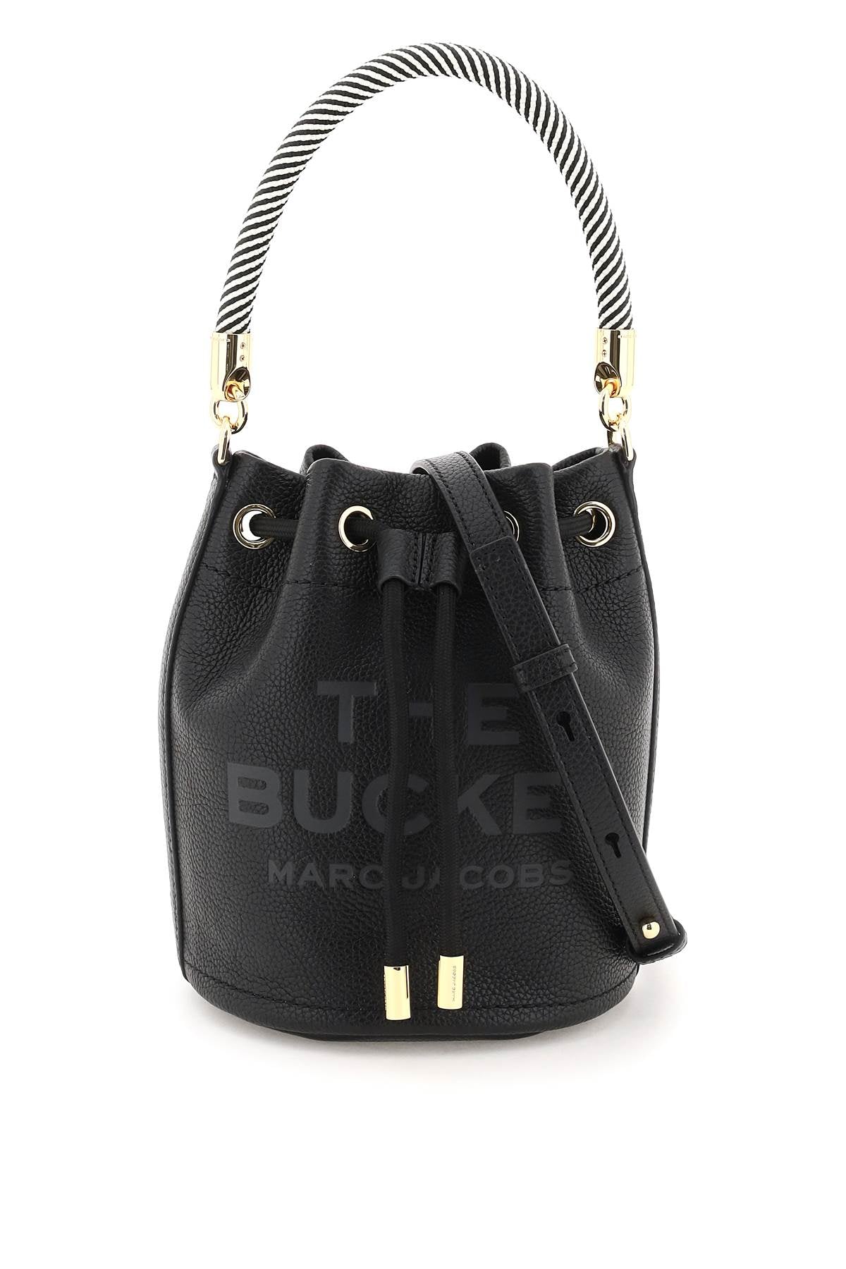 Marc Jacobs The Leather Bucket Bag   Black