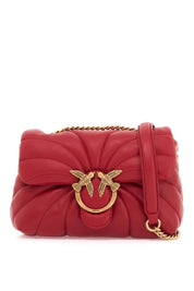 Pinko Love Puff Mini Butterfly Quilt Bag   Red