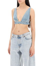 Haikure Denim Tessa Top For   Blue