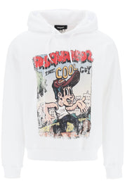 Dsquared2 Hoodie With Graphic Print   White