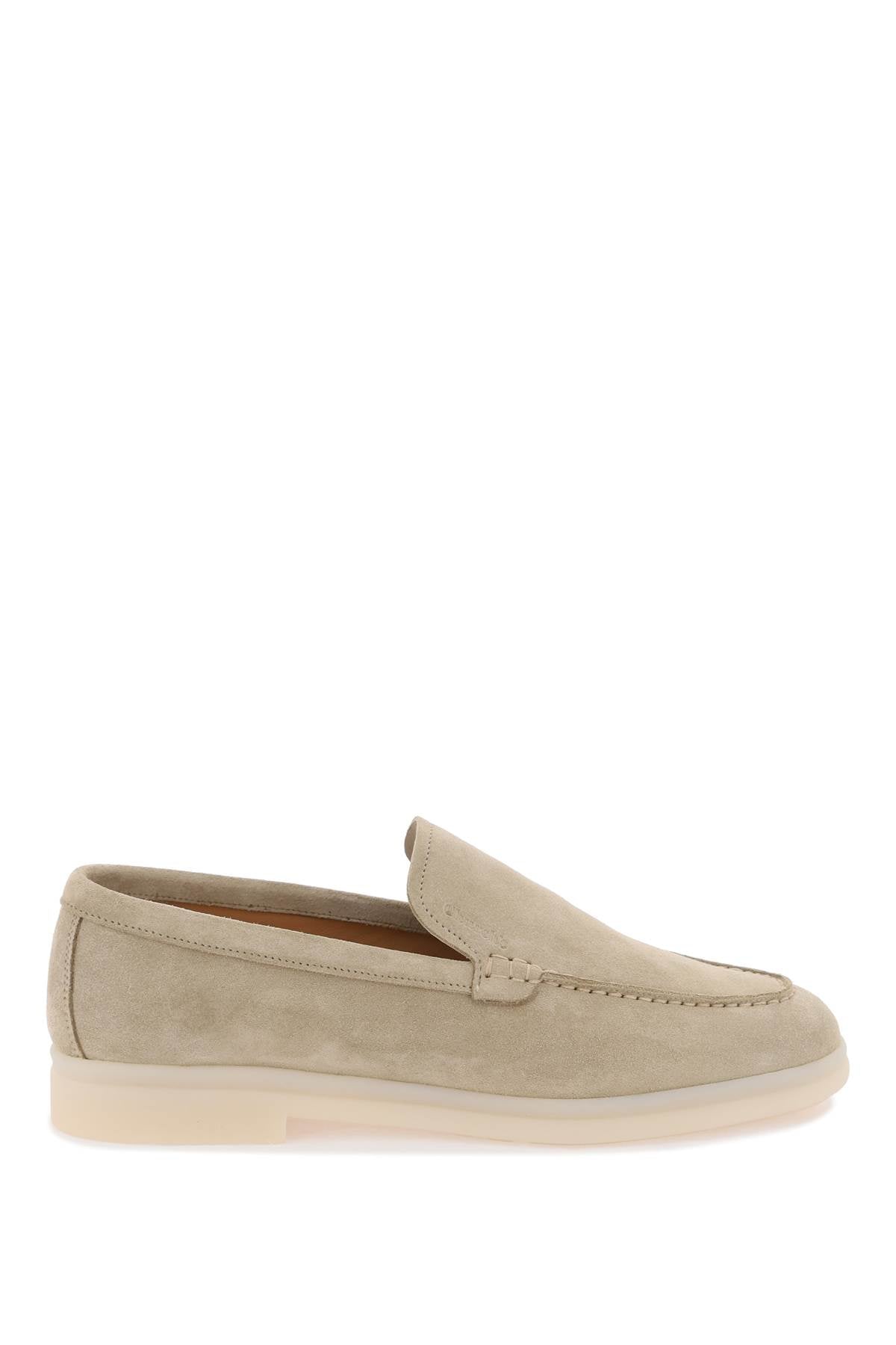 Church's Suede Leather Lyn Moccas   Beige