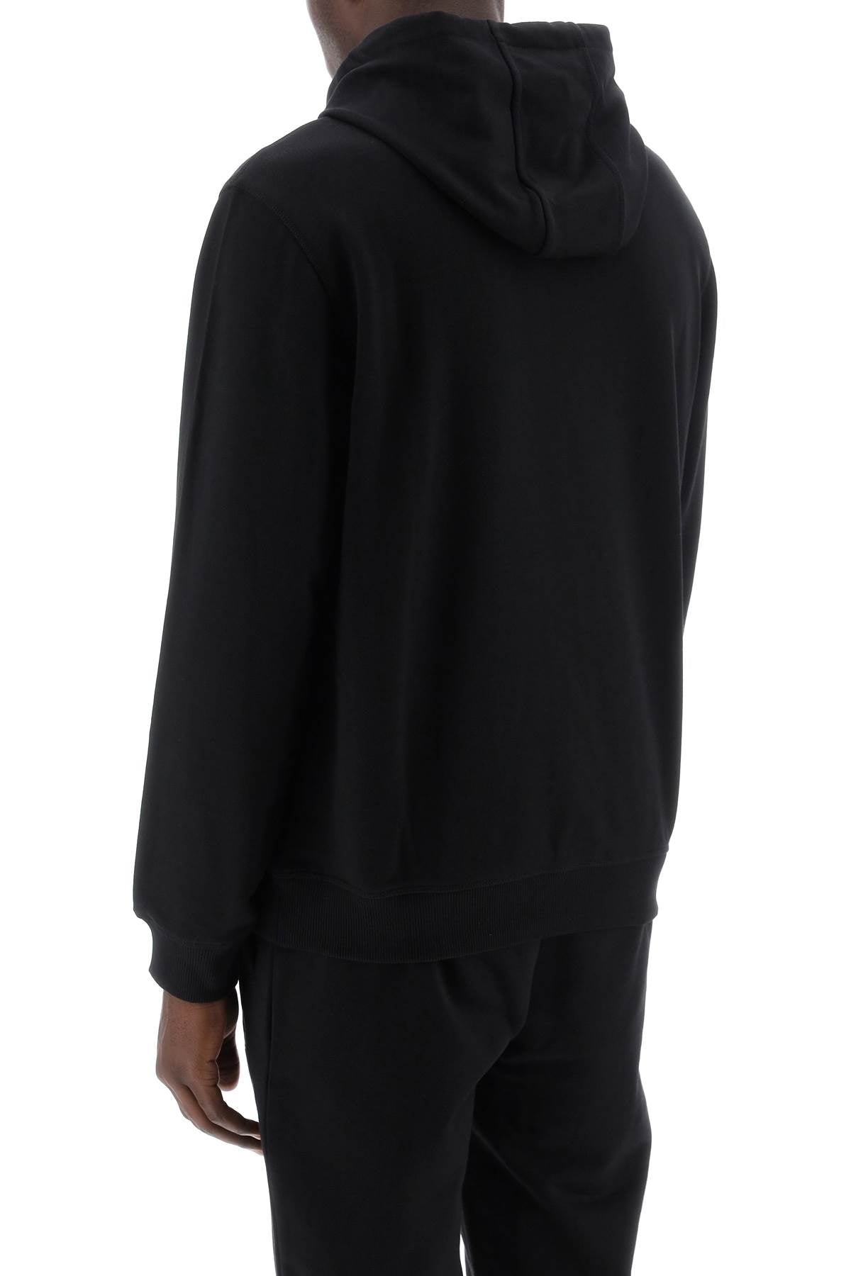 Hugo Daratschi Logo Patch Hoodie   Black