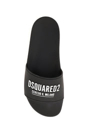 Dsquared2 'Ceresio 9' Rubber Slides   Black