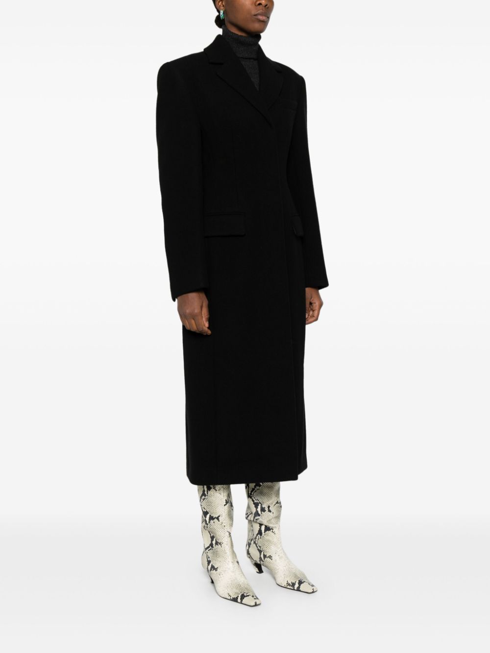 Sportmax F Ash Ion Coats Black