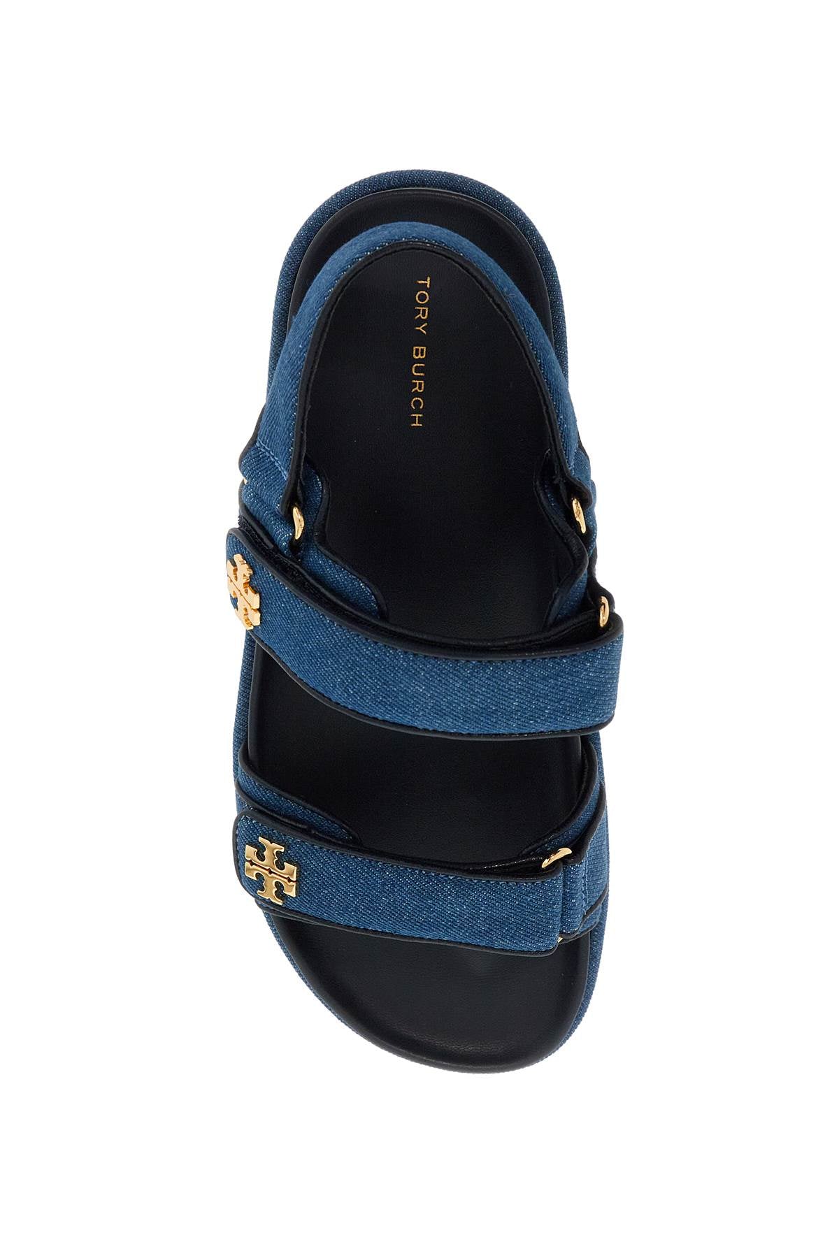 Tory Burch Denim Kira Sandals For   Blue