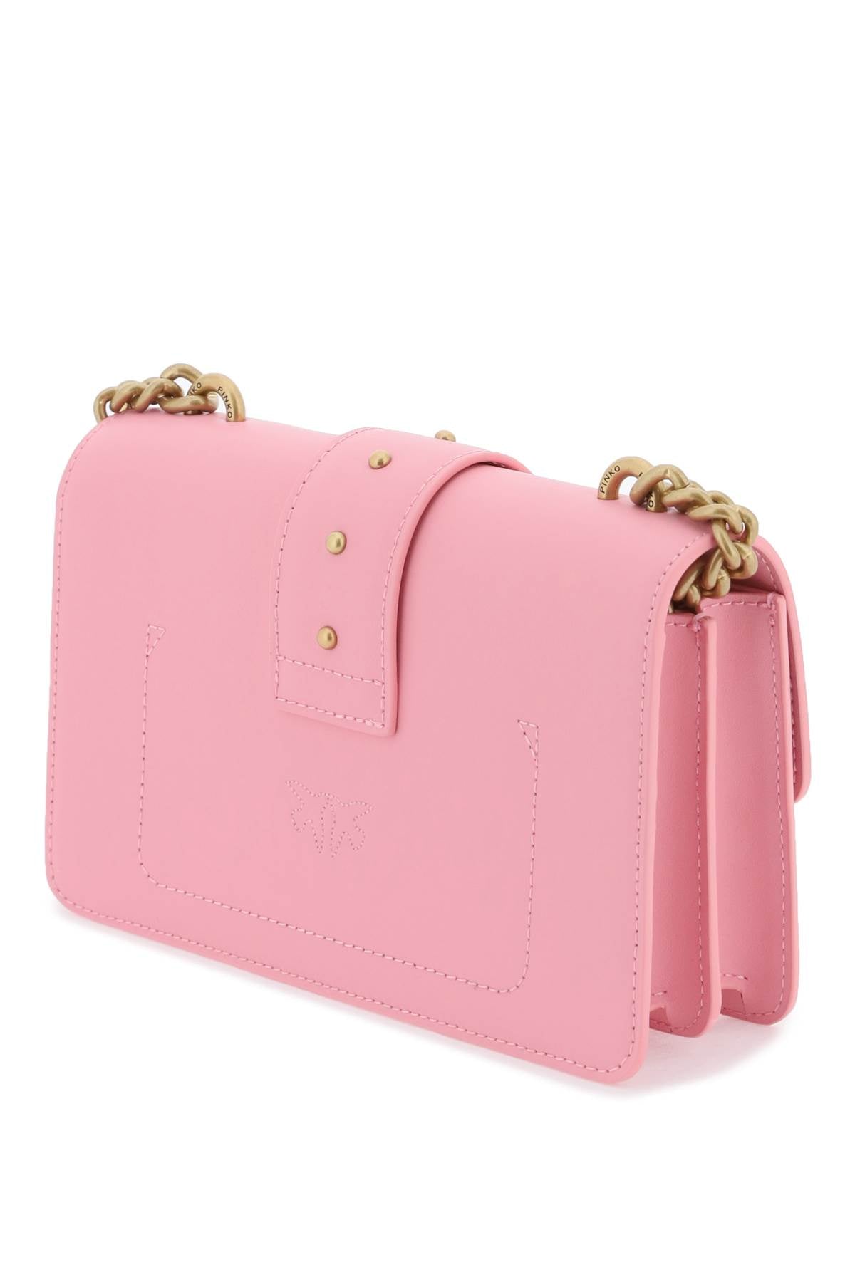 Pinko Classic Love Icon Simply Bag   Pink