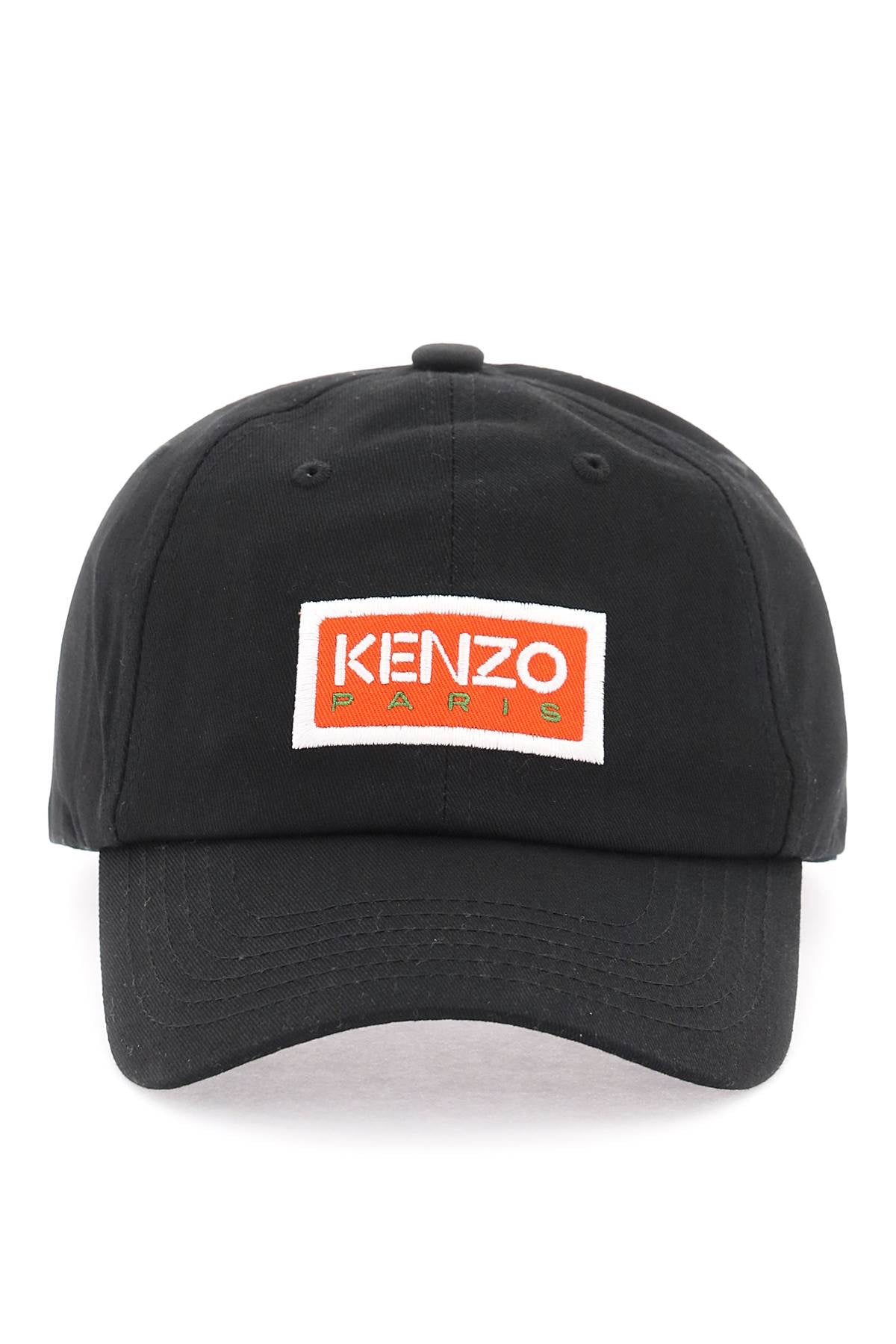 Kenzo Logo Baseball Cap   Black