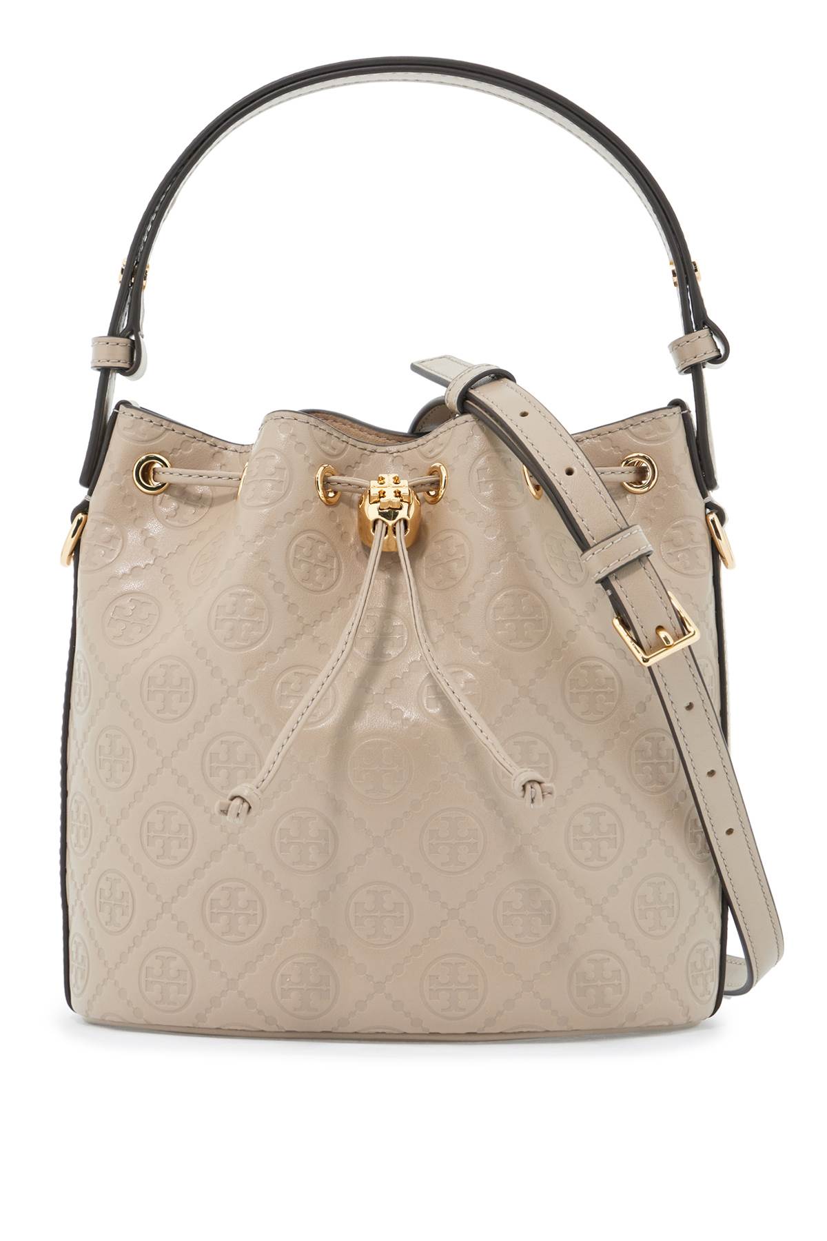 Tory Burch Ma\N\Nmonogram T Bucket Bag With   Neutral