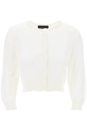 Simone Rocha "cropped Cardigan With Pearl   White