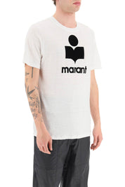 Marant Karman Linen Logo T Shirt   White