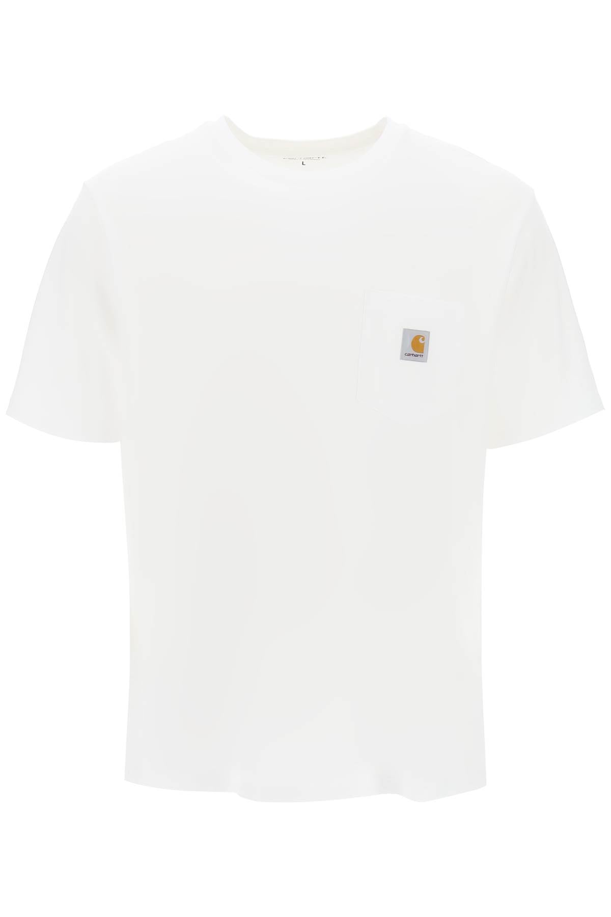 Carhartt Wip T Shirt With Chest Pocket   White