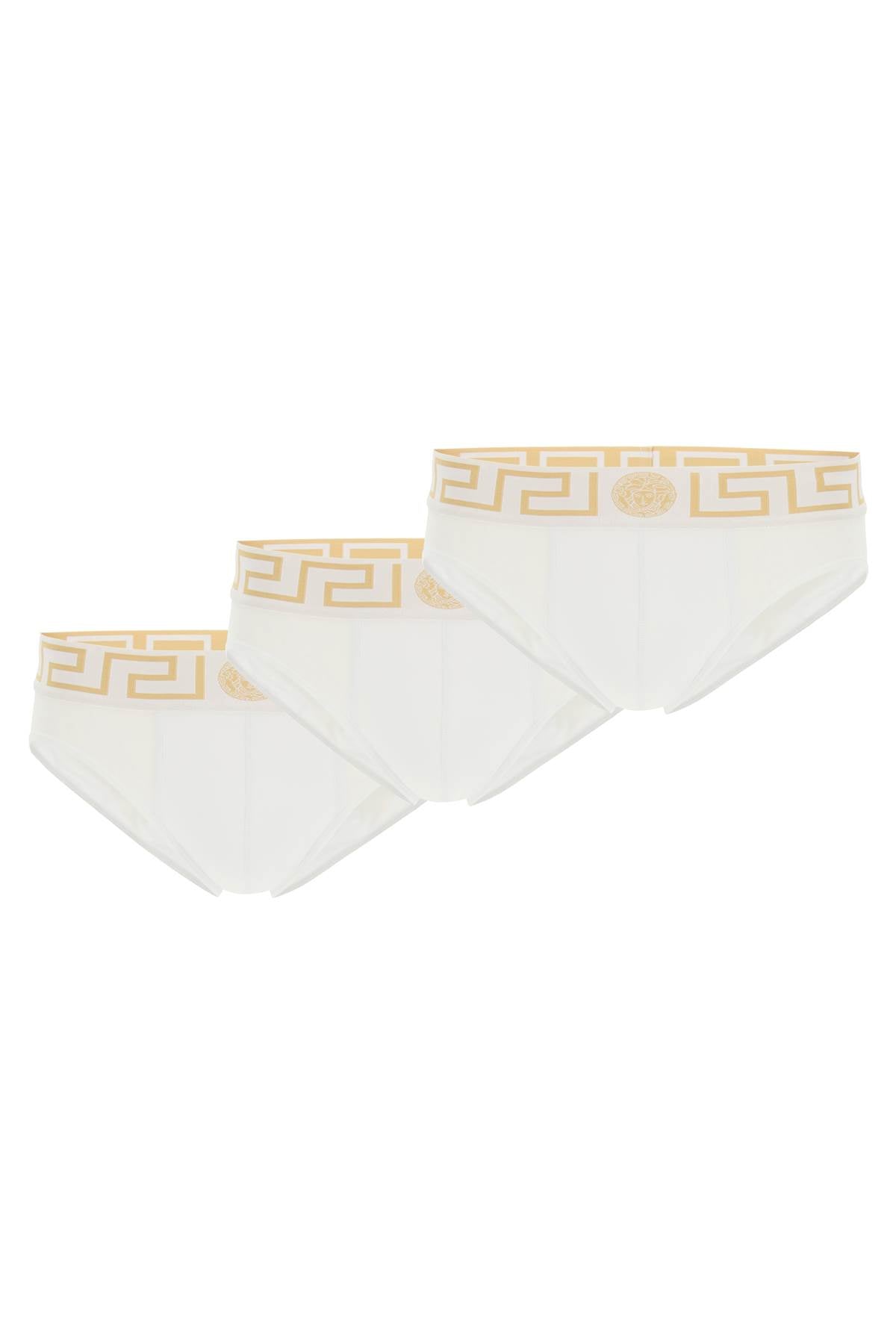 Versace Underwear Briefs Tri Pack   White