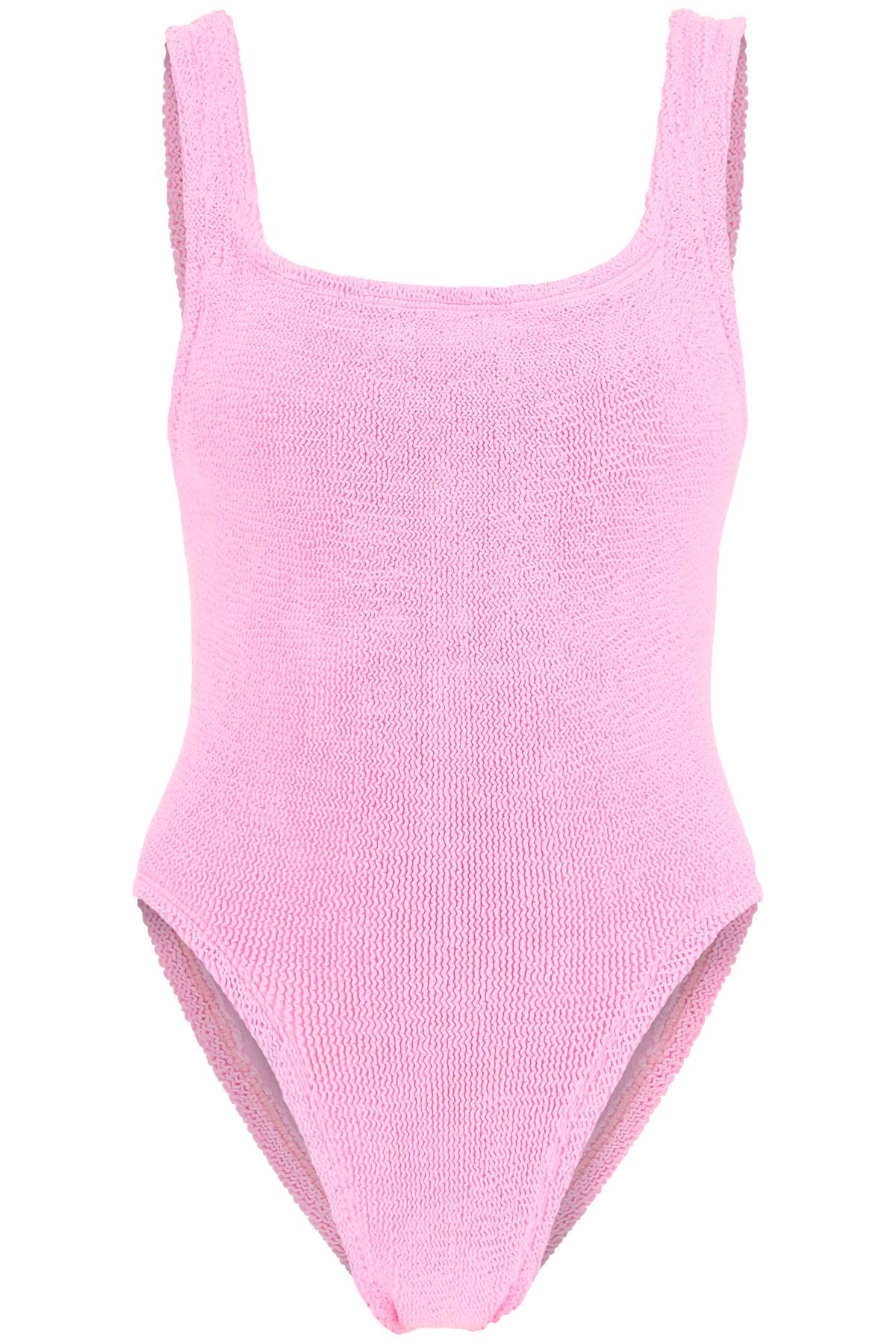 Hunza G. Square Neck Swimsuit   Pink