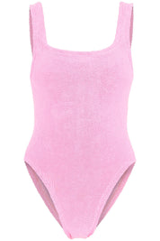 Hunza G. Square Neck Swimsuit   Pink