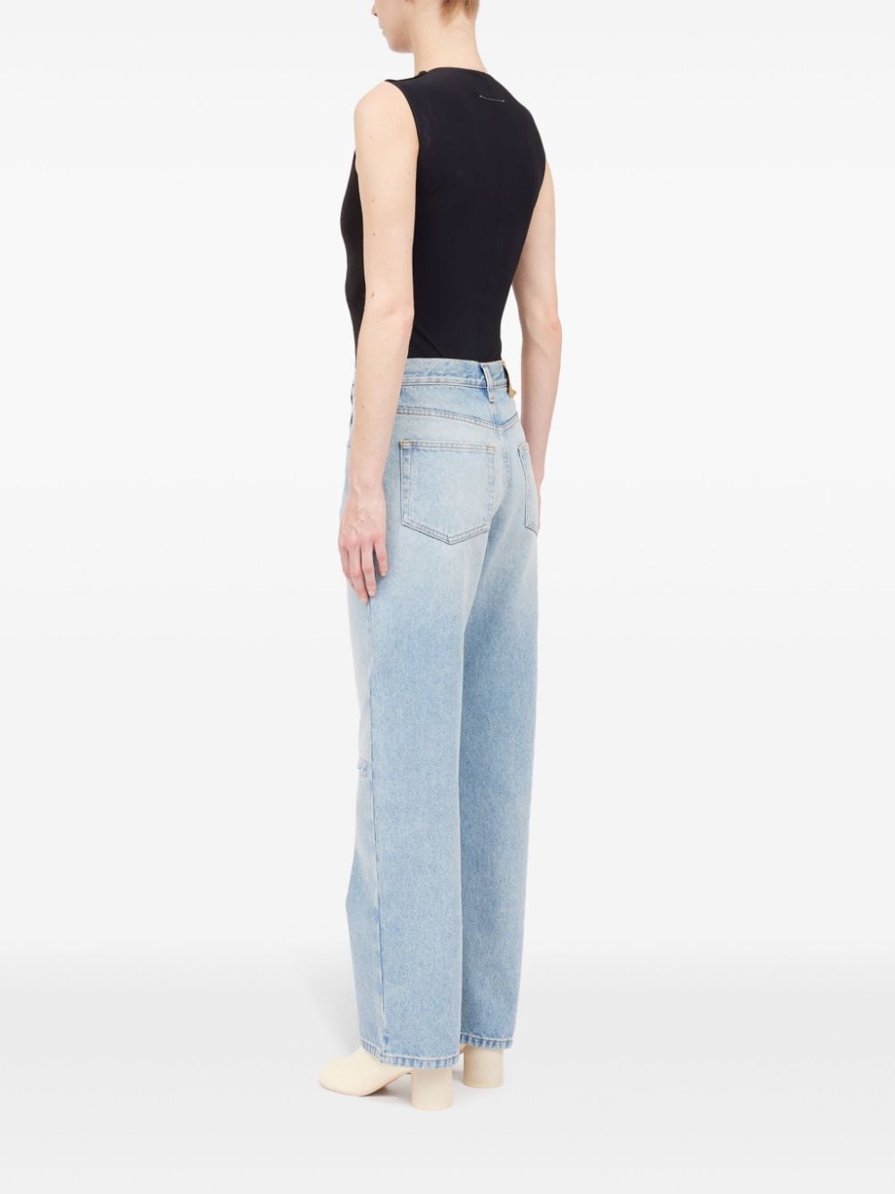 Mm6 Maison Margiela Jeans Clear Blue