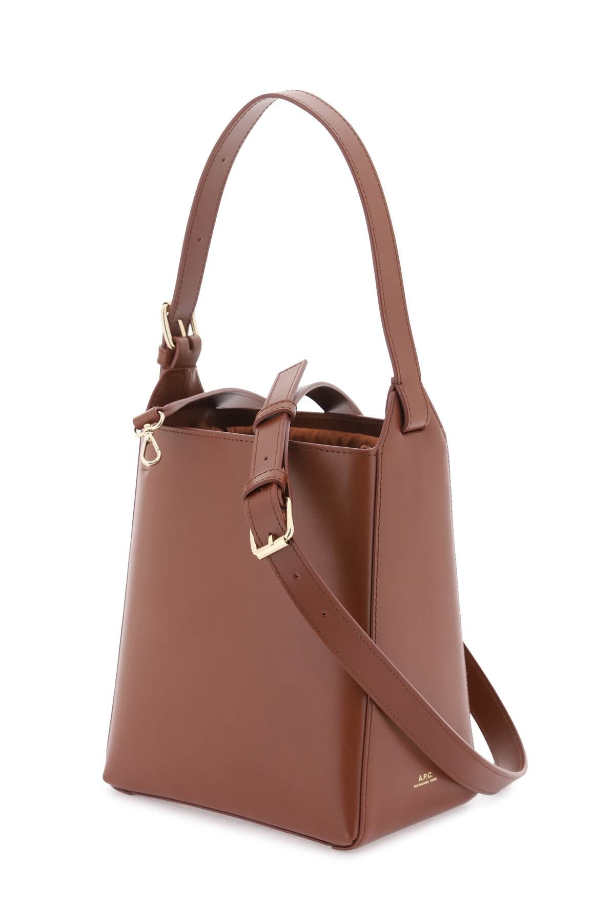 A.P.C. Virginie Shoulder Bag   Brown