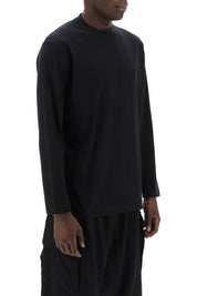 Y 3 Long Sleeve T Shirt   Black